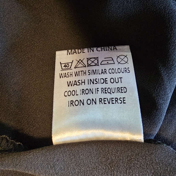 Area Stars Lee Blouse Pleated Puff Sleeve Button-Down Top, Black, Size XS NWT - Picture 10 of 13